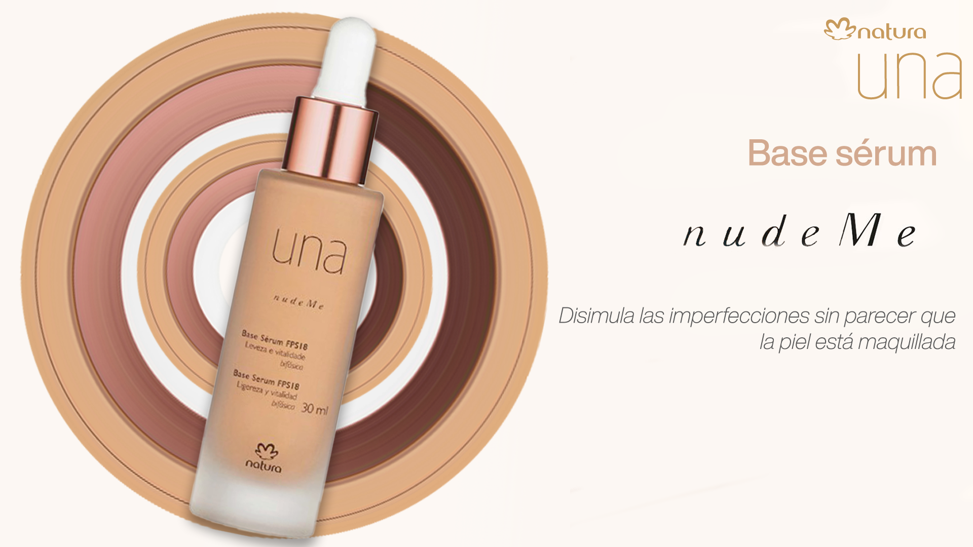 Base Serum Nude Me de Natura Una • Natura de México