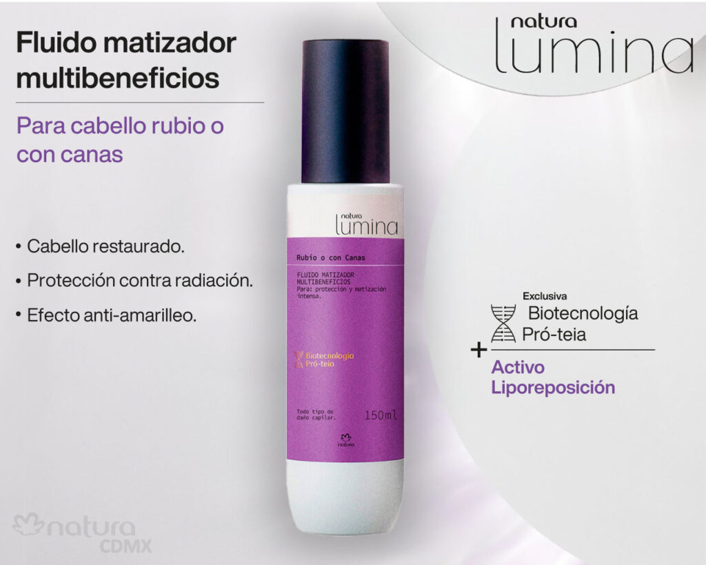 Protector de calor para cabello y finalizadores Natura Lumina