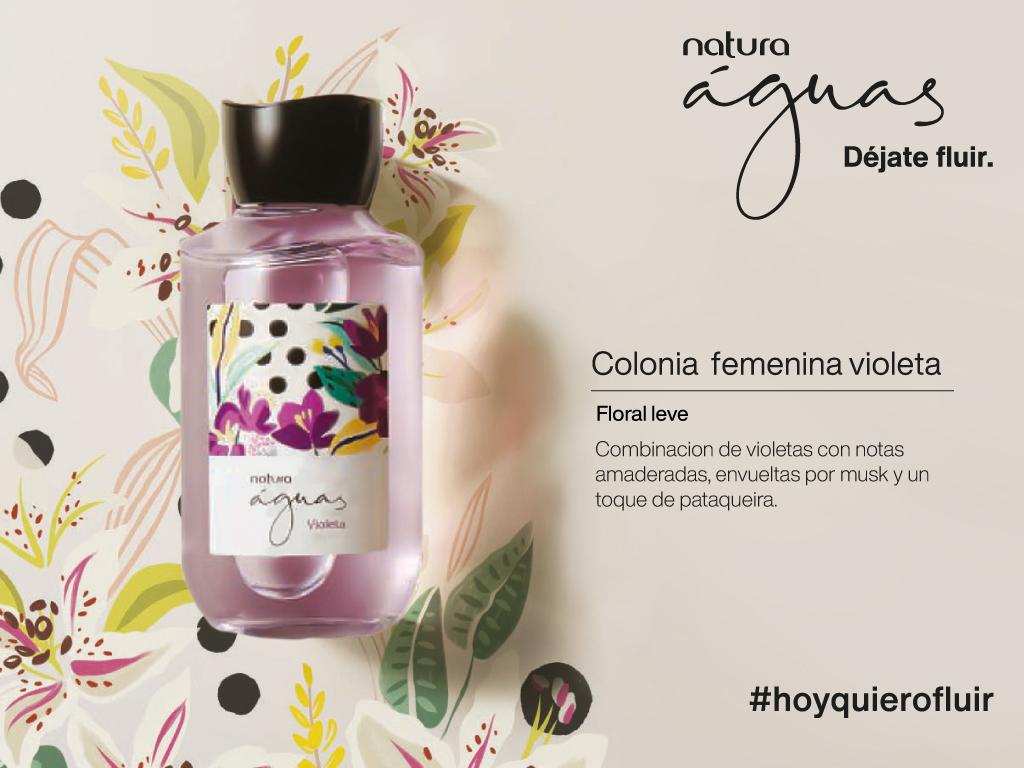 agua de colonia Violeta