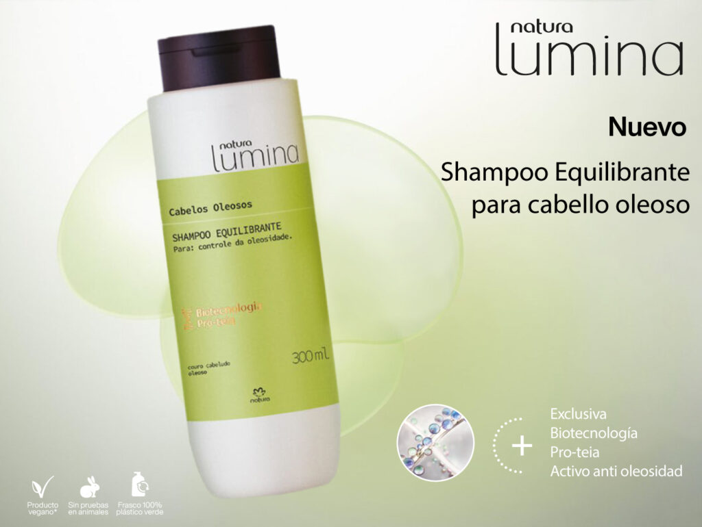 Shampoos para cabello graso de Natura Lumina • Natura de México