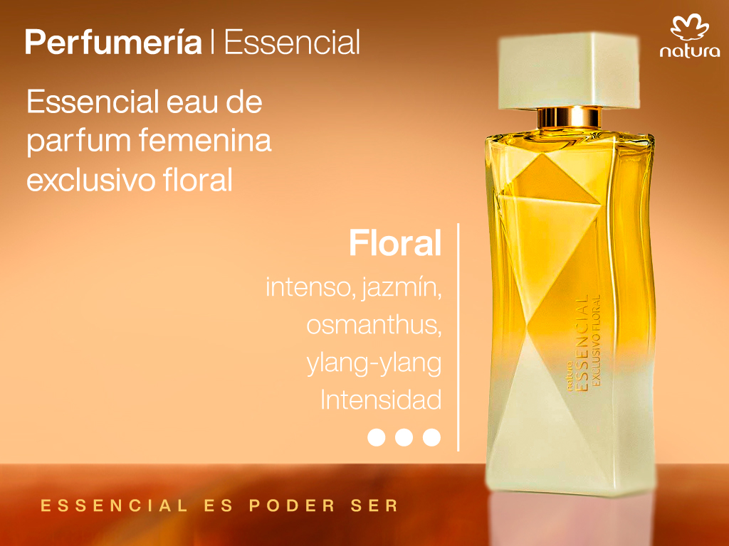 Natura Essencial eau de parfum femenina exclusivo floral con jazmín