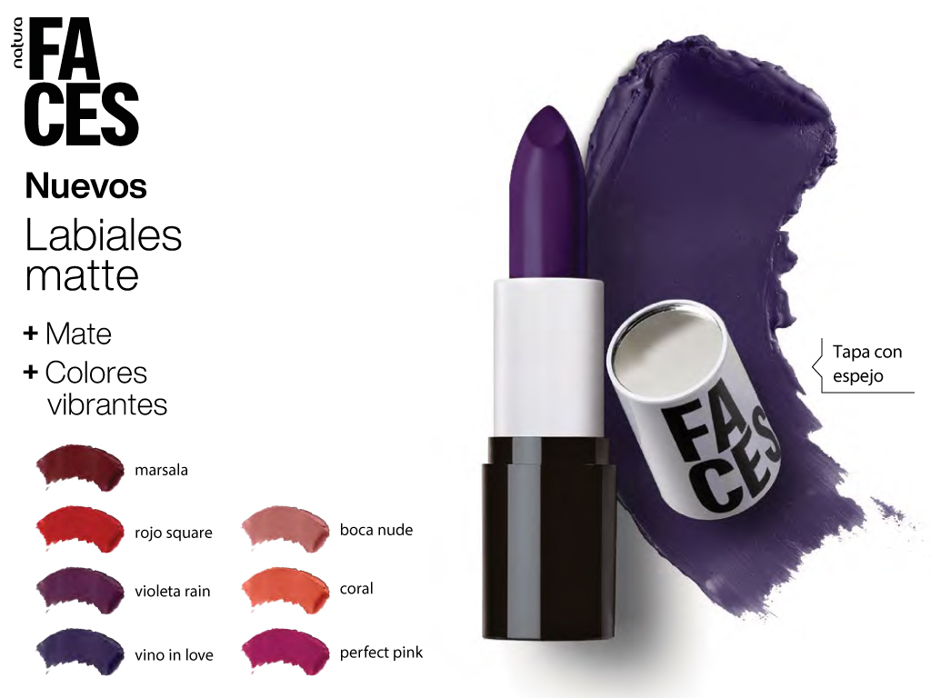 Labial matte de Natura Faces