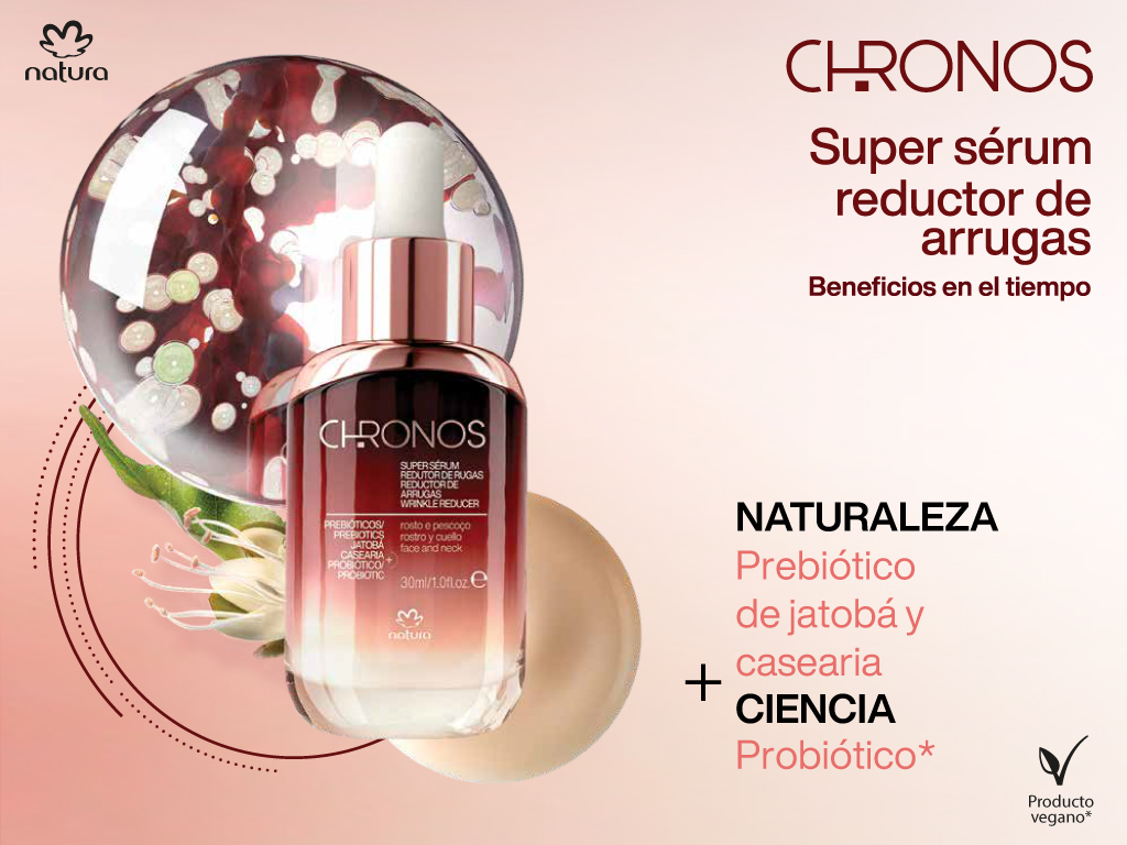 Suero Reductor de Arrugas Chronos de Natura