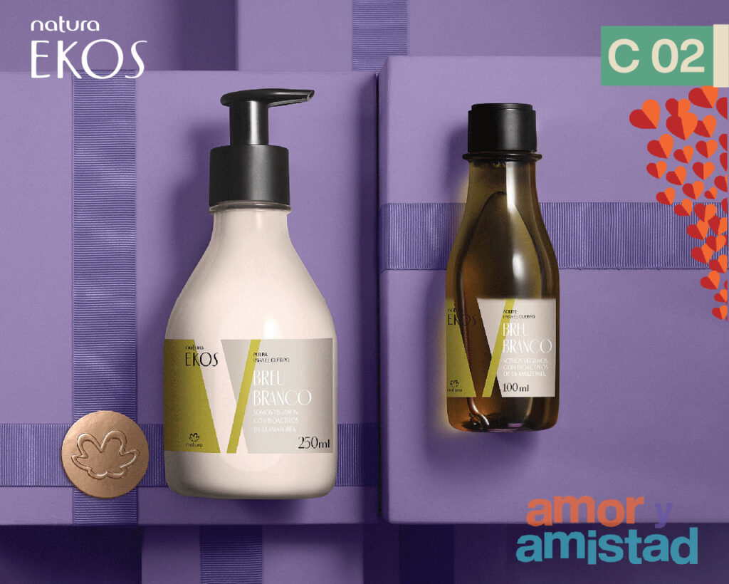 Natura Ekos breu Branco crema corporal y aceite corporal Regalos de San Valentín 