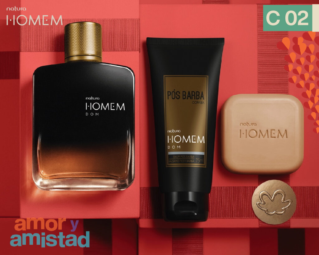 Regalo Día de San Valentín Homem dom para hombre fragancia masculina, bálsamo para barba y jabón en barra