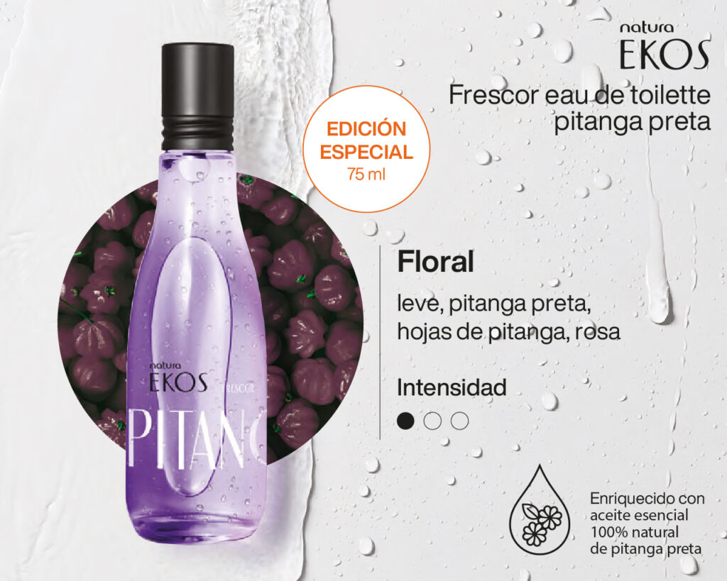 Perfume EDT Natura Ekos Frescores de 75 ml • Natura de México