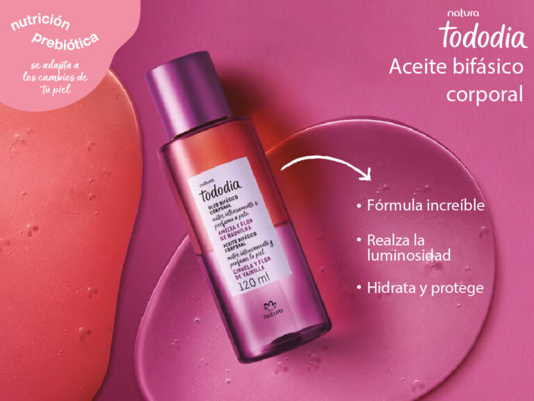 Aceite Bifásico Ciruela y Flor de Vainilla de Tododia • Natura de México